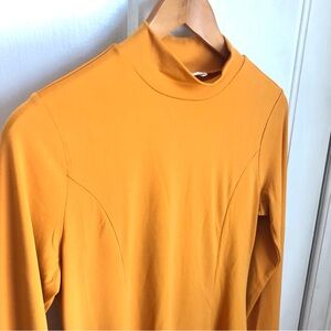 Zenana Outfitters Golden Mock Turtleneck Top S